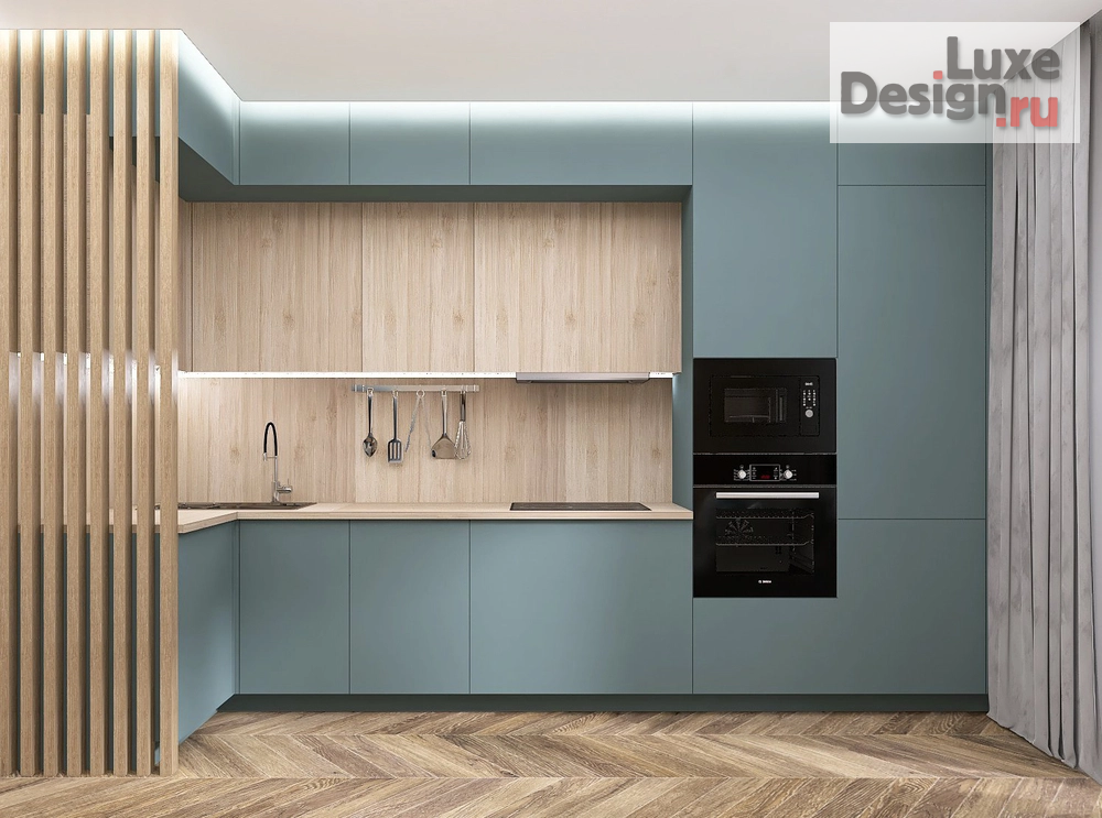 Дизайн интерьера гостиной "Интерьер квартиры в эко-стиле" (фото 2)