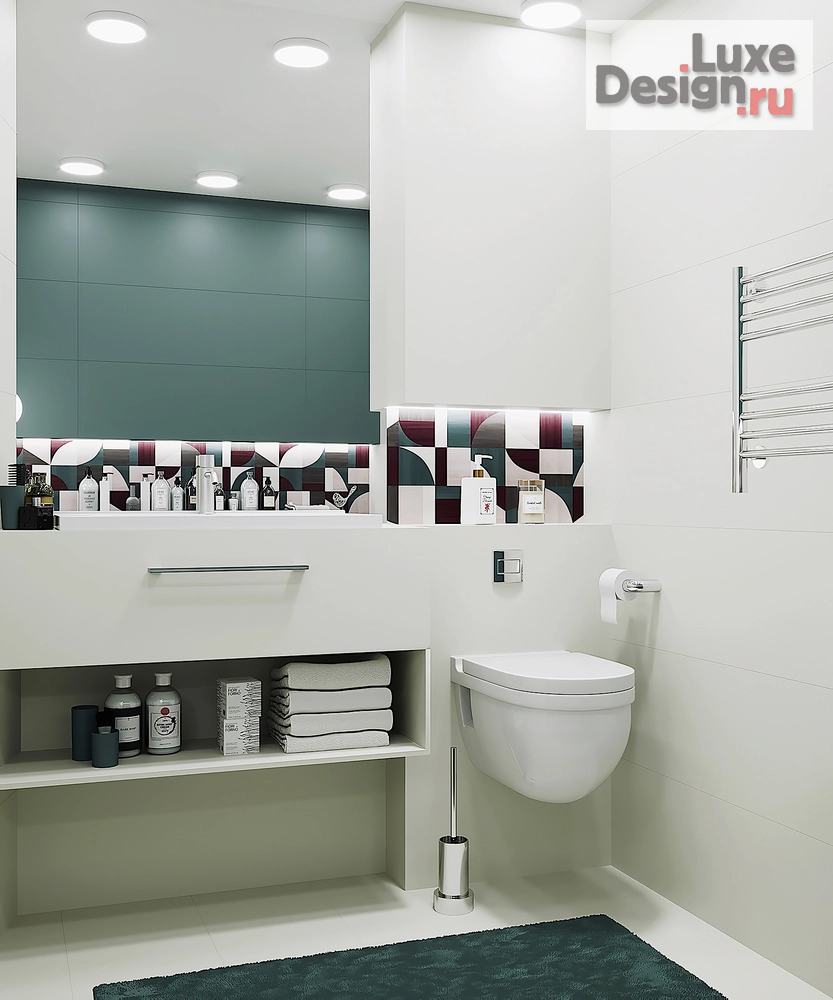 Дизайн интерьера ванной "ванная " (фото 3)