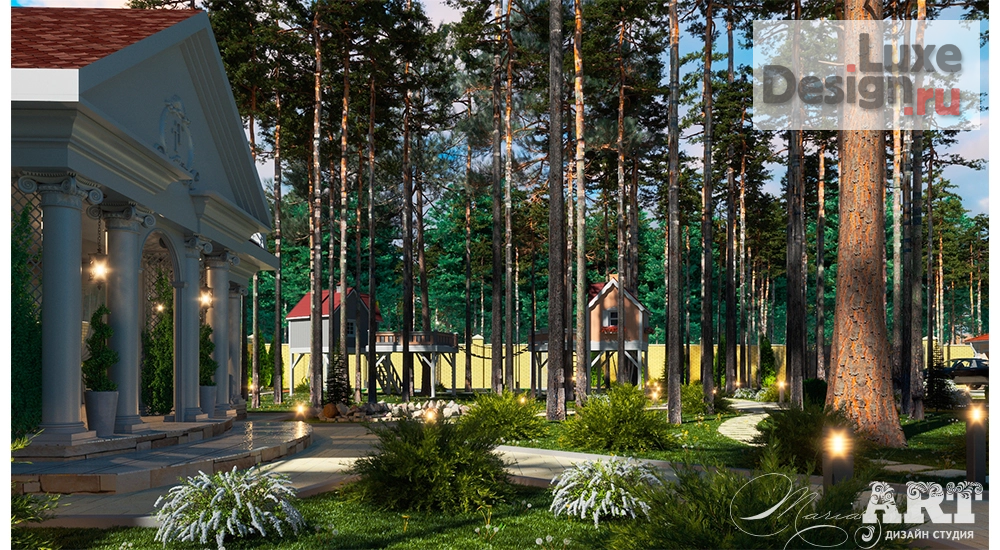 Частная архитектура "Благоустройство участка загородного дома " (фото 3)