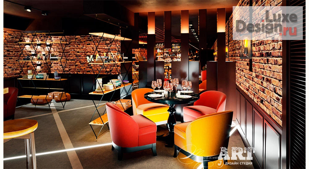 Дизайн интерьера ночного клуба "Коктель-бар "Majestic"  " (фото 9)