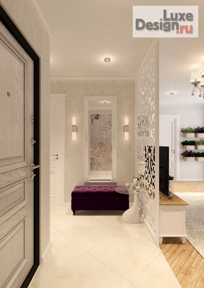 Дизайн интерьера трехкомнатной квартиры "Любовь к провансу" (фото 4)