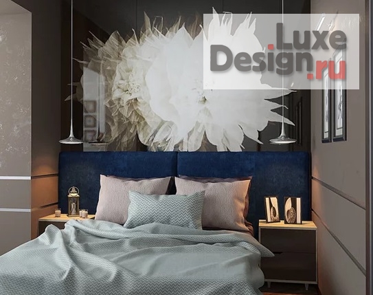 Дизайн интерьера спальни "Дизайн спальни в стиле ЛОФТ" (фото 1)