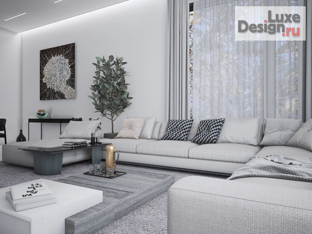 Дизайн интерьера коттеджа "Дом в Патрушево" (фото 3)