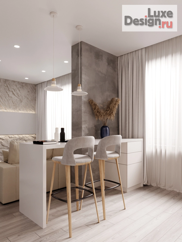 Дизайн интерьера двухкомнатной квартиры "Idea" (фото 5)