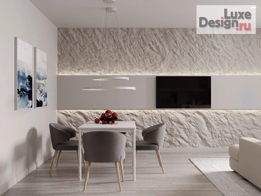 Дизайн интерьера двухкомнатной квартиры "Idea" (фото 1)