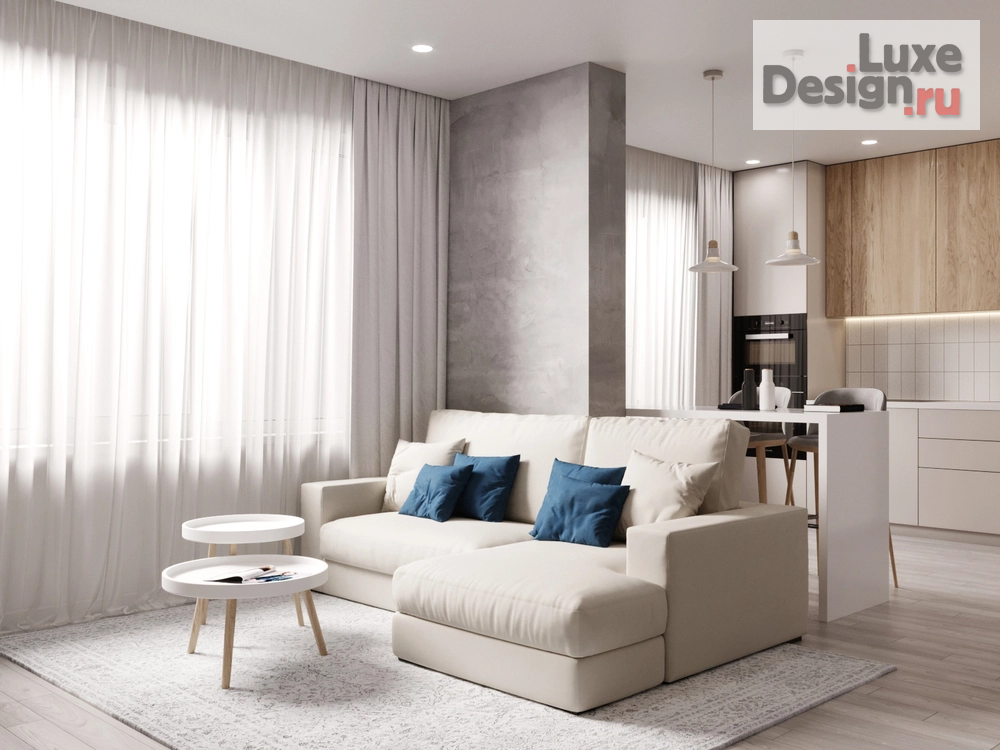 Дизайн интерьера двухкомнатной квартиры "Idea" (фото 2)