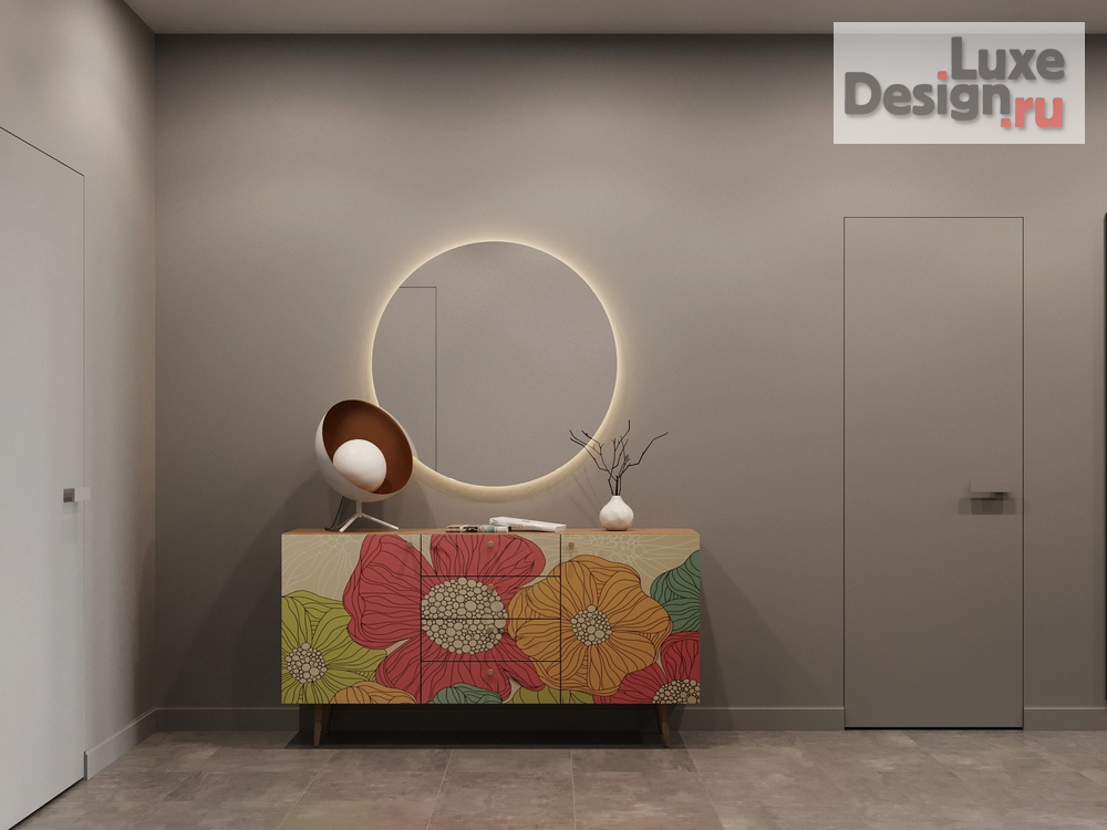 Дизайн интерьера двухкомнатной квартиры "Pantone 2021" (фото 10)