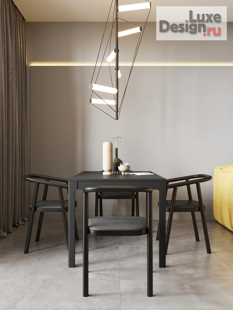 Дизайн интерьера двухкомнатной квартиры "Pantone 2021" (фото 4)