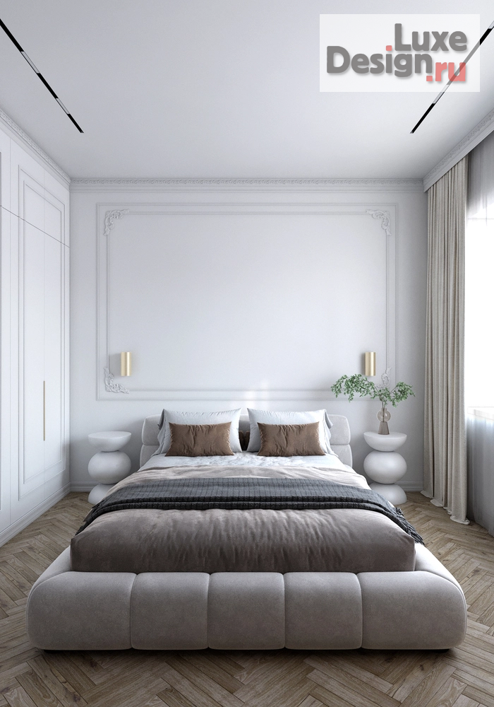 Дизайн интерьера двухкомнатной квартиры "Французская эклектика и зебра" (фото 2)