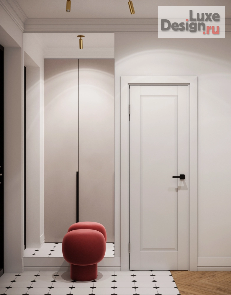 Дизайн интерьера двухкомнатной квартиры "Двухкомнатная квартира в ЖК "Речной порт"" (фото 8)