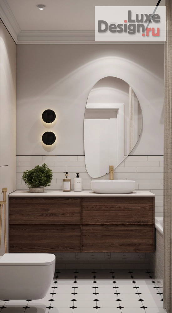 Дизайн интерьера двухкомнатной квартиры "Двухкомнатная квартира в ЖК "Речной порт"" (фото 5)