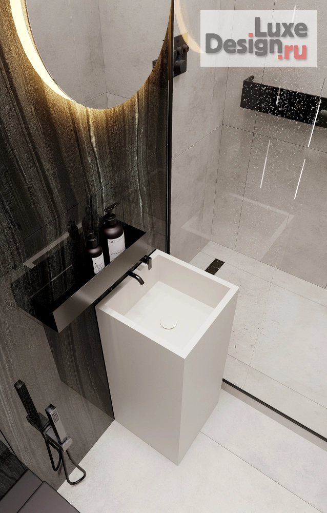 Дизайн интерьера ванной "HONEY" (фото 5)