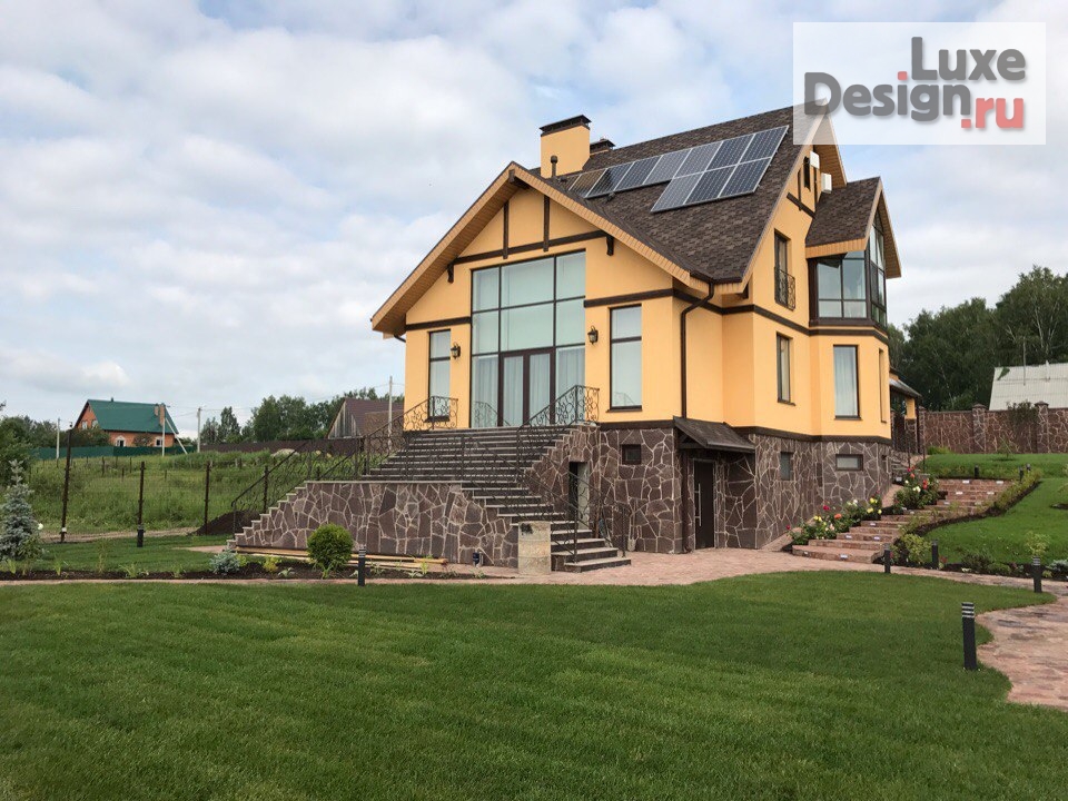 Частная архитектура "Коттедж в г. Тюмень (реализованный проект)" (фото 1)