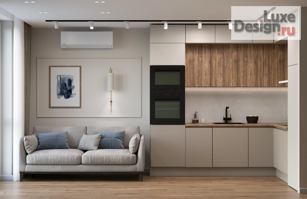 Дизайн интерьера гостиной "Семейная история" (фото 1)