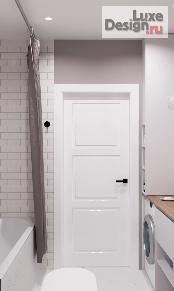 дизайн интерьера санузла "Светлый санузел" (фото 5)