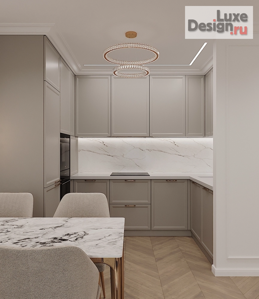 Дизайн интерьера трехкомнатной квартиры "Квартира в жк Новин г.Тюмень NEW CLASSIC" (фото 23)