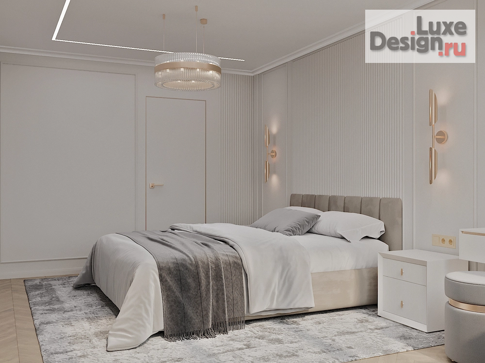 Дизайн интерьера трехкомнатной квартиры "Квартира в жк Новин г.Тюмень NEW CLASSIC" (фото 3)