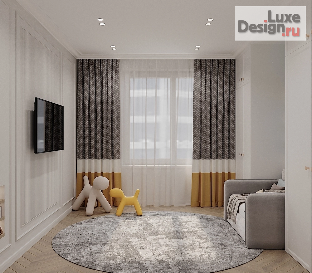 Дизайн интерьера трехкомнатной квартиры "Квартира в жк Новин г.Тюмень NEW CLASSIC" (фото 33)