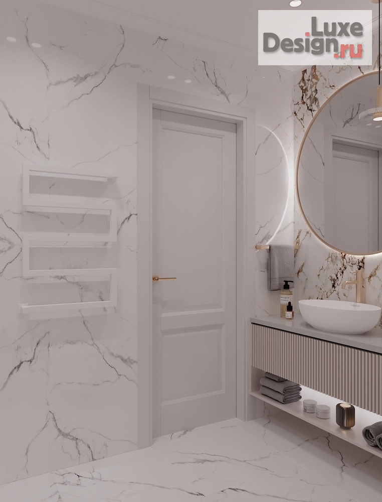 Дизайн интерьера трехкомнатной квартиры "Квартира в жк Новин г.Тюмень NEW CLASSIC" (фото 12)