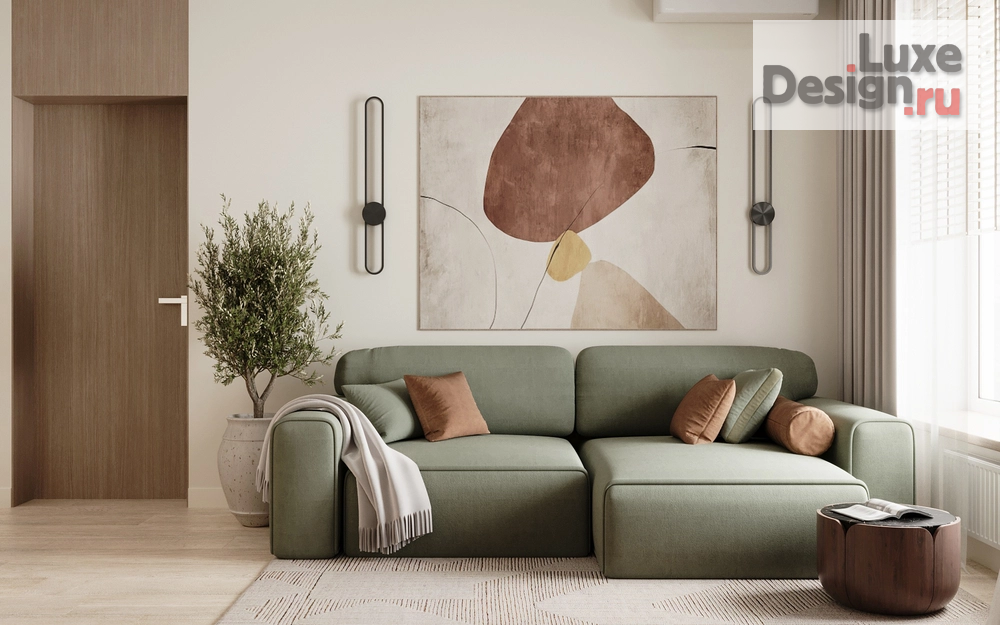 Дизайн интерьера двухкомнатной квартиры "Дизайн-проект квартиры 73м² в ЖК Речной Порт" (фото 2)