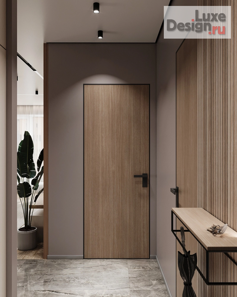 Дизайн интерьера двухкомнатной квартиры "Дизайн-проект квартиры 53м² в ЖК Сердце Сибири" (фото 2)