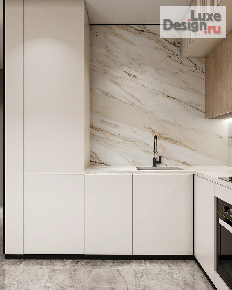 Дизайн интерьера двухкомнатной квартиры "Дизайн-проект квартиры 53м² в ЖК Сердце Сибири" (фото 8)