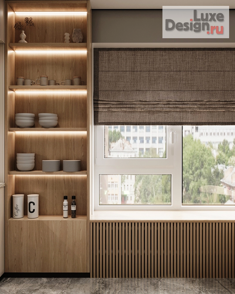 Дизайн интерьера двухкомнатной квартиры "Дизайн-проект квартиры 53м² в ЖК Сердце Сибири" (фото 9)