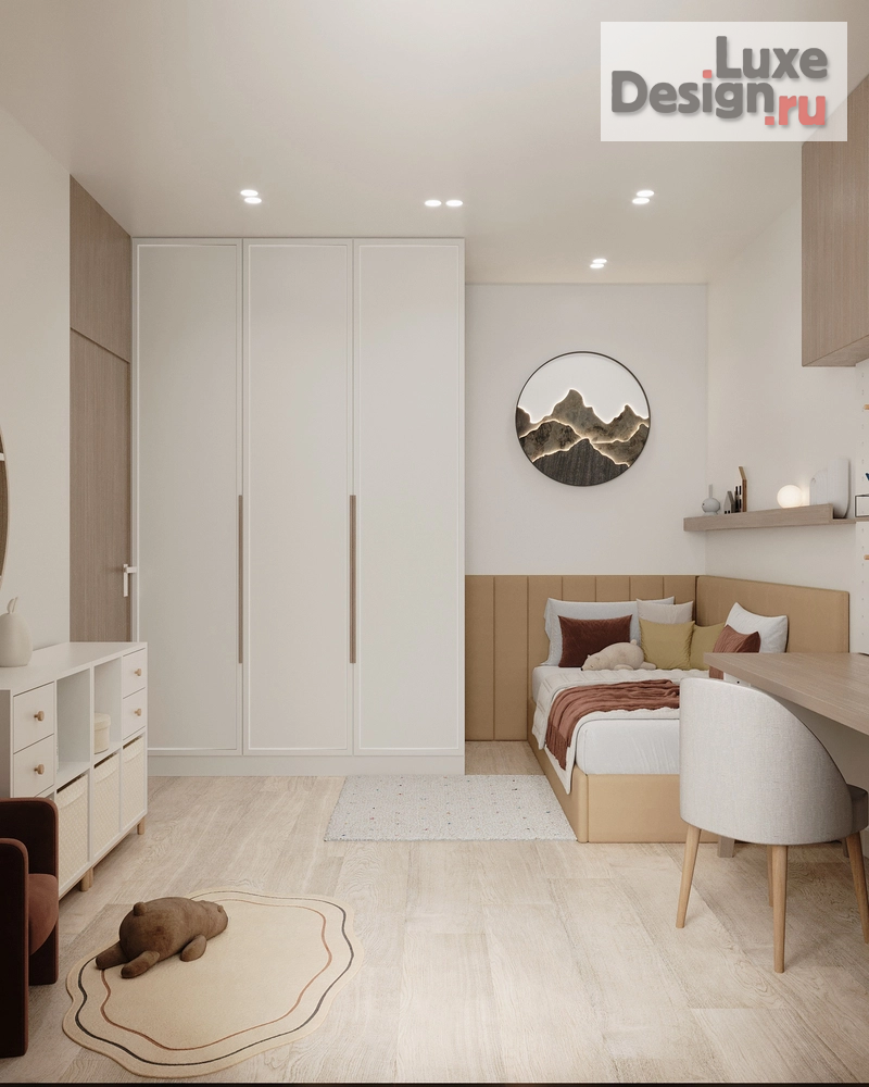 Дизайн интерьера двухкомнатной квартиры "Дизайн-проект квартиры 73м² в ЖК Речной Порт" (фото 8)