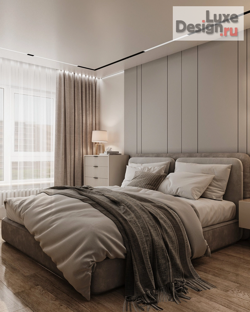 Дизайн интерьера двухкомнатной квартиры "Дизайн-проект квартиры 53м² в ЖК Сердце Сибири" (фото 10)