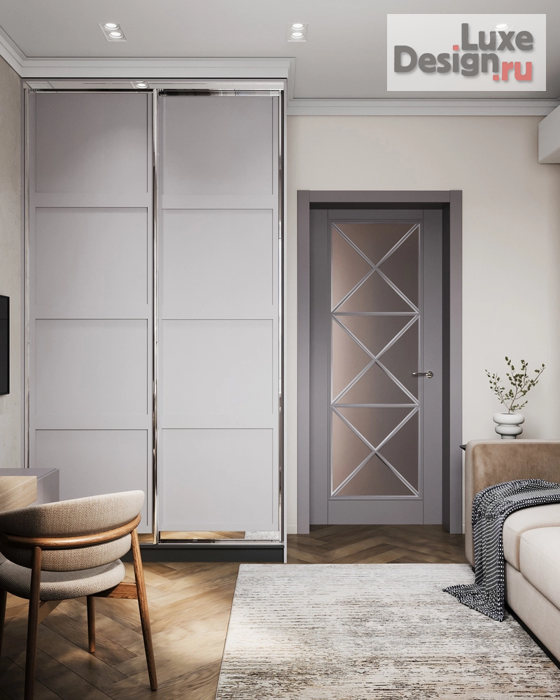 Дизайн интерьера двухкомнатной квартиры "Дизайн-проект квартиры 64м² для супружеской пары в ЖК Сити Лайф  " (фото 8)