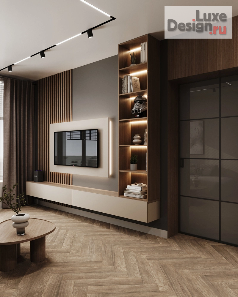 Дизайн интерьера двухкомнатной квартиры "Дизайн-проект квартиры 51м² в ЖК Речной Порт" (фото 11)