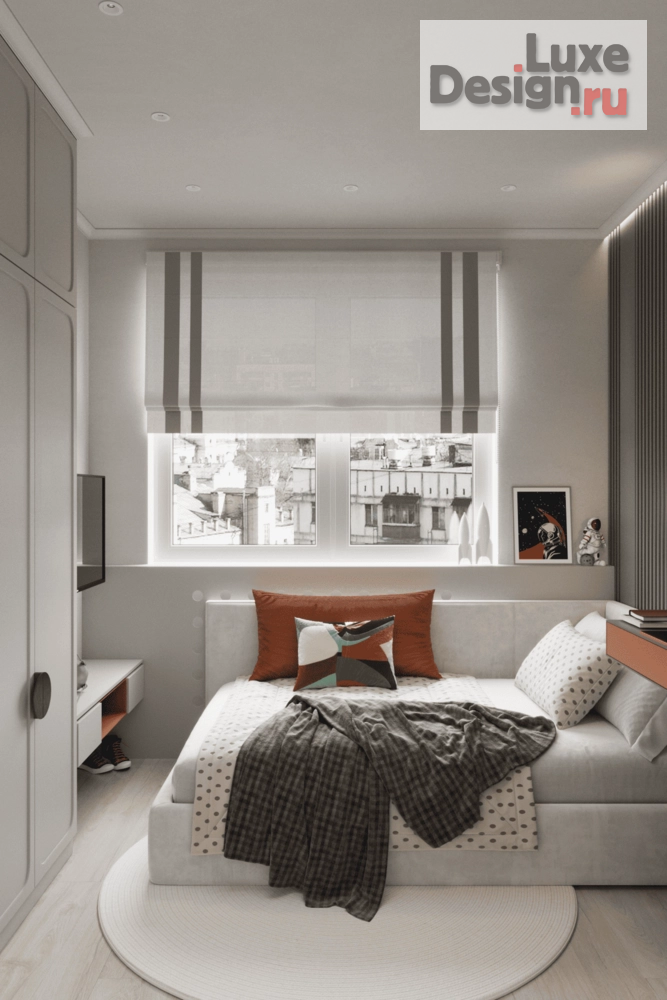 Дизайн интерьера двухкомнатной квартиры "Дизайн-проект квартиры 58м² в ЖК Домашний" (фото 6)