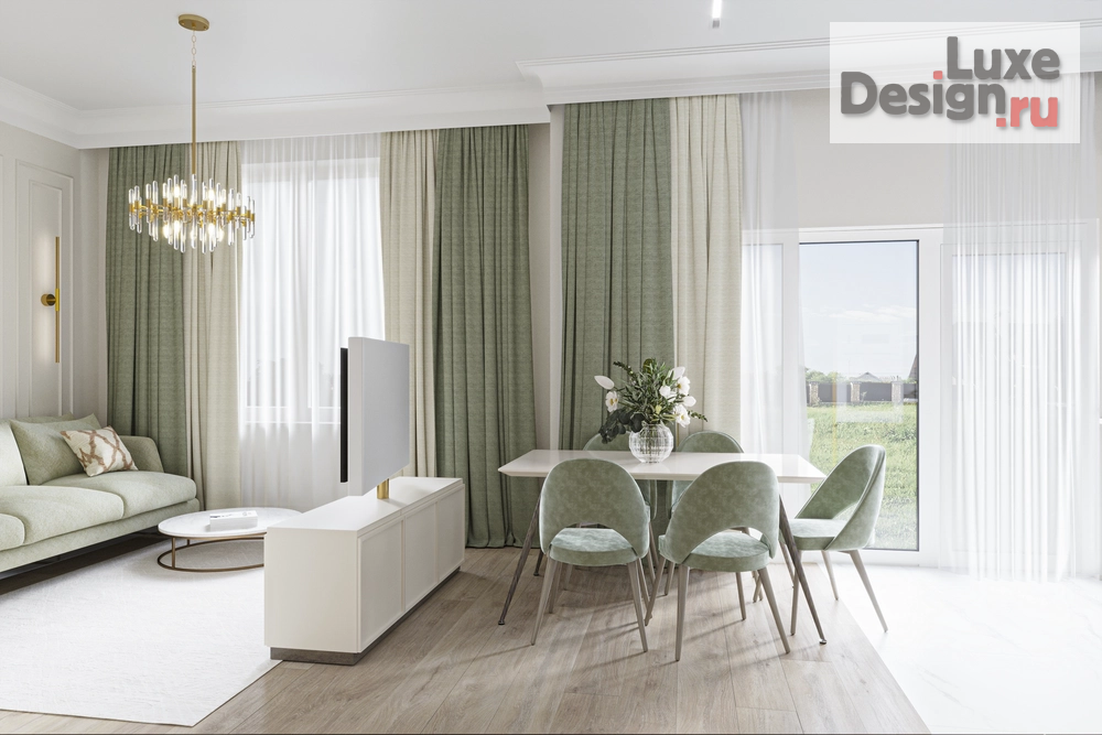 Дизайн интерьера таунхауса "Дизайн таунхауса в ЖК Ритмы в современном стиле" (фото 16)