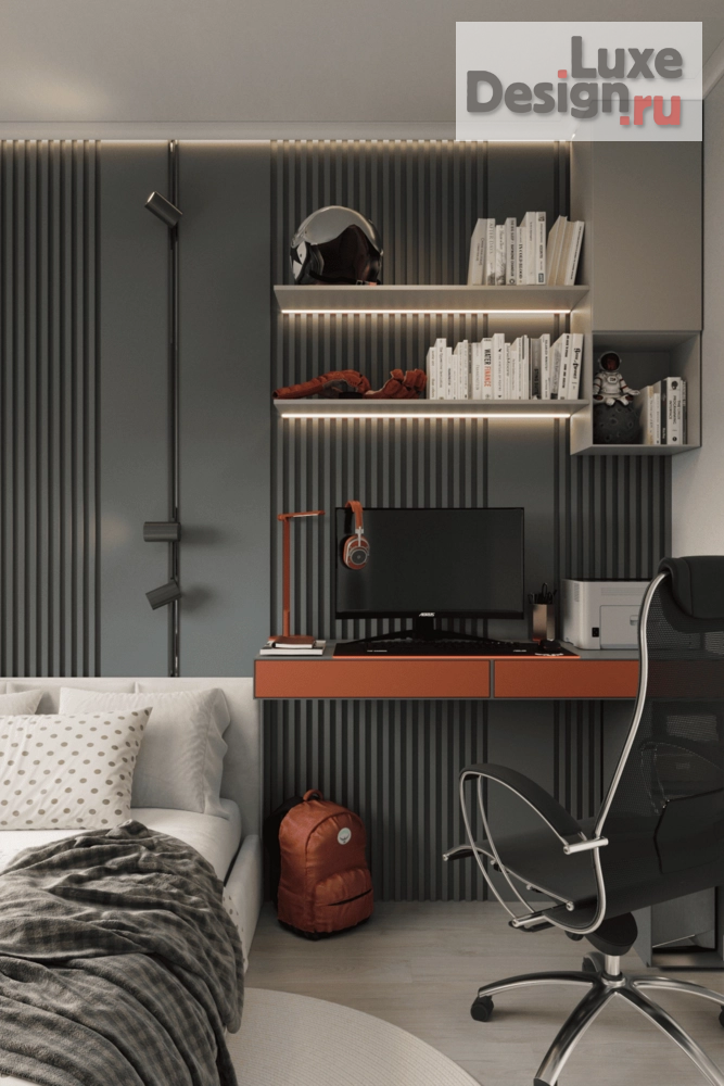 Дизайн интерьера двухкомнатной квартиры "Дизайн-проект квартиры 58м² в ЖК Домашний" (фото 7)