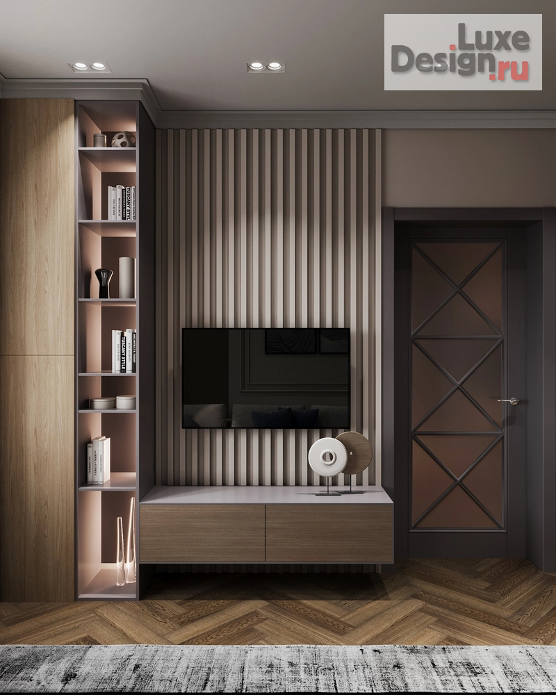 Дизайн интерьера двухкомнатной квартиры "Дизайн-проект квартиры 64м² для супружеской пары в ЖК Сити Лайф  " (фото 10)