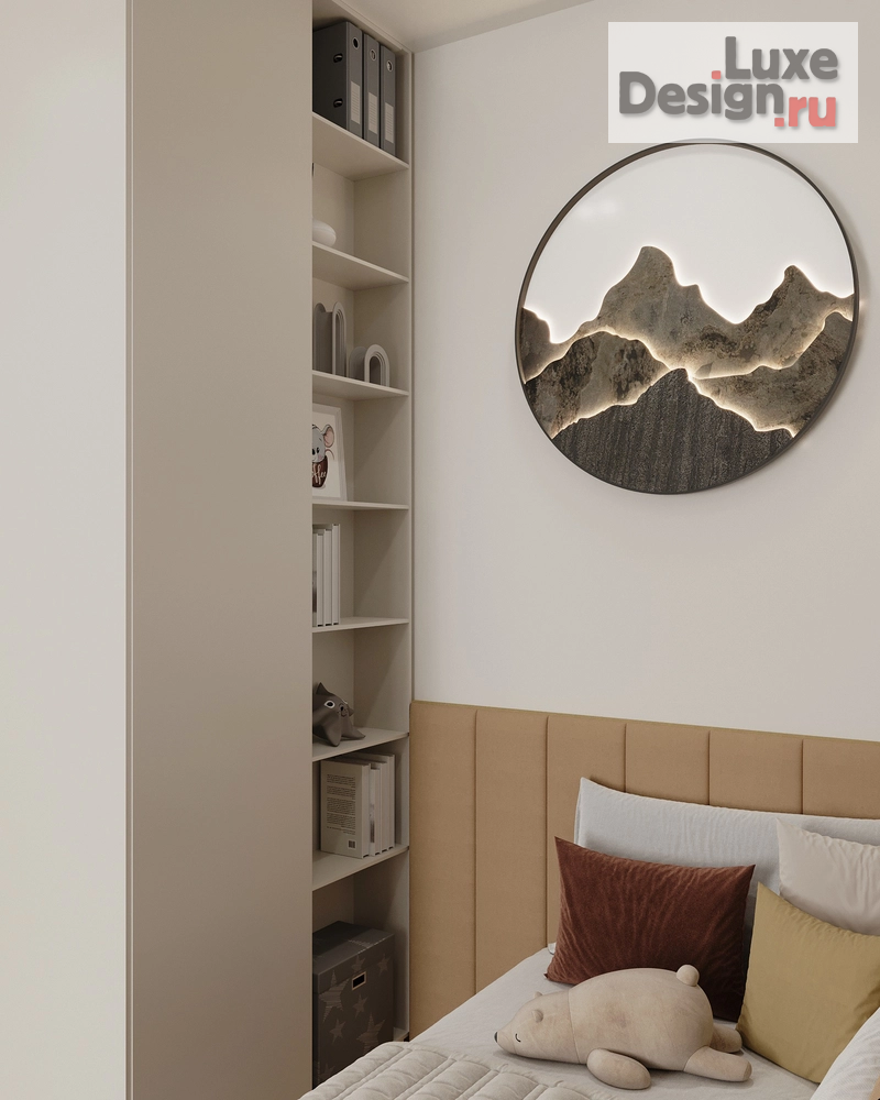 Дизайн интерьера двухкомнатной квартиры "Дизайн-проект квартиры 73м² в ЖК Речной Порт" (фото 11)