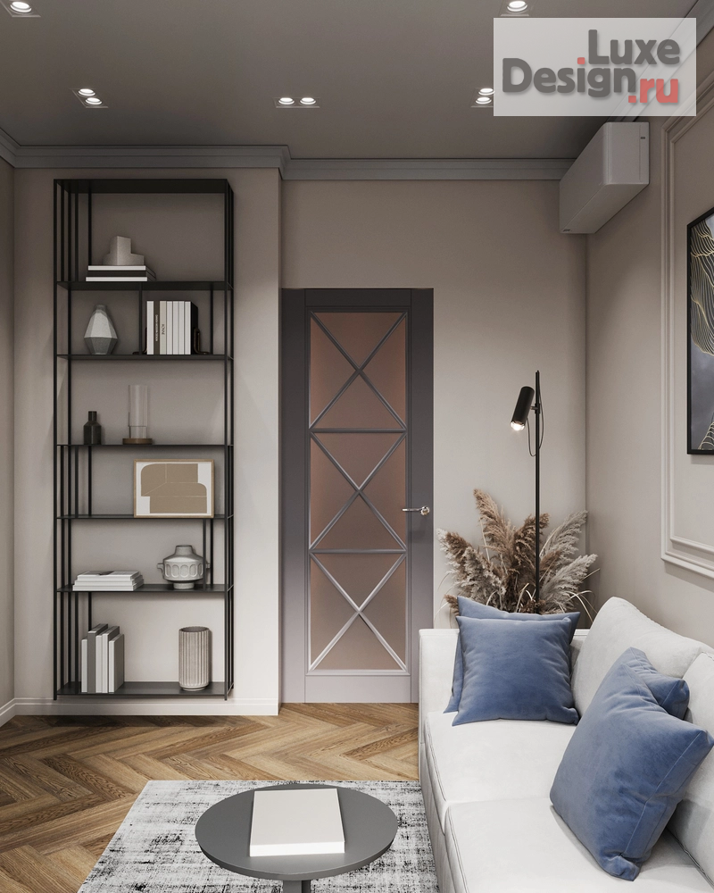 Дизайн интерьера двухкомнатной квартиры "Дизайн-проект квартиры 64м² для супружеской пары в ЖК Сити Лайф  " (фото 11)