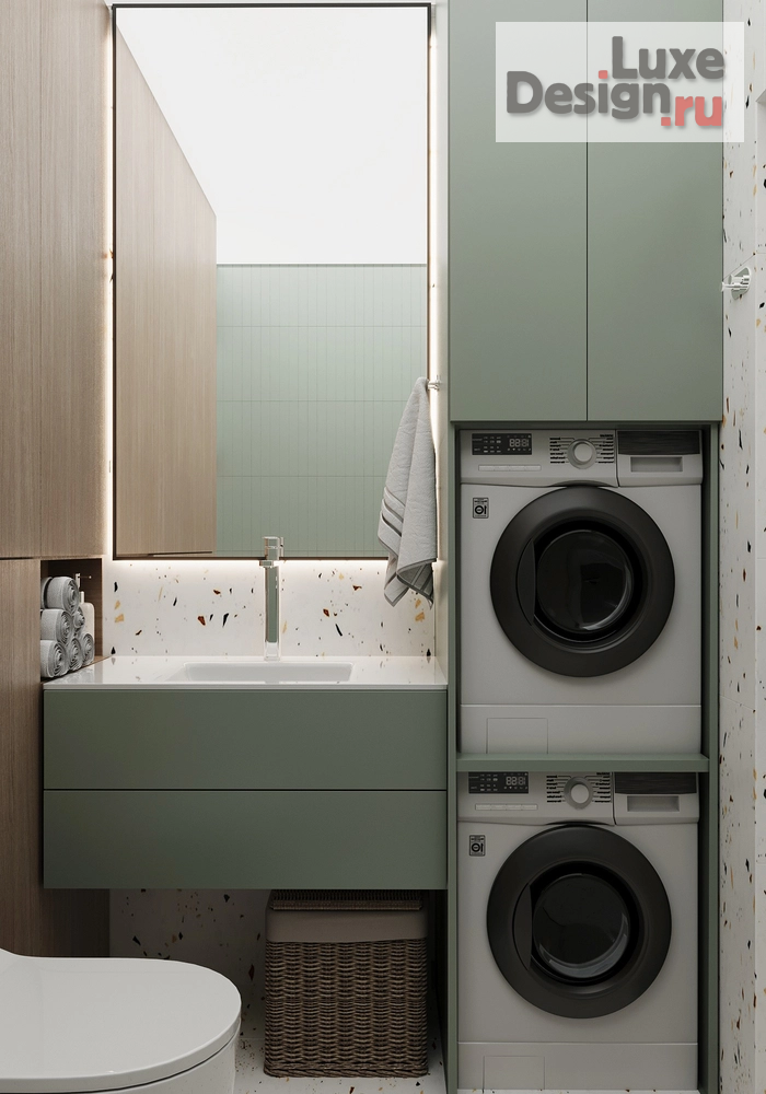 Дизайн интерьера двухкомнатной квартиры "Дизайн-проект квартиры 73м² в ЖК Речной Порт" (фото 14)