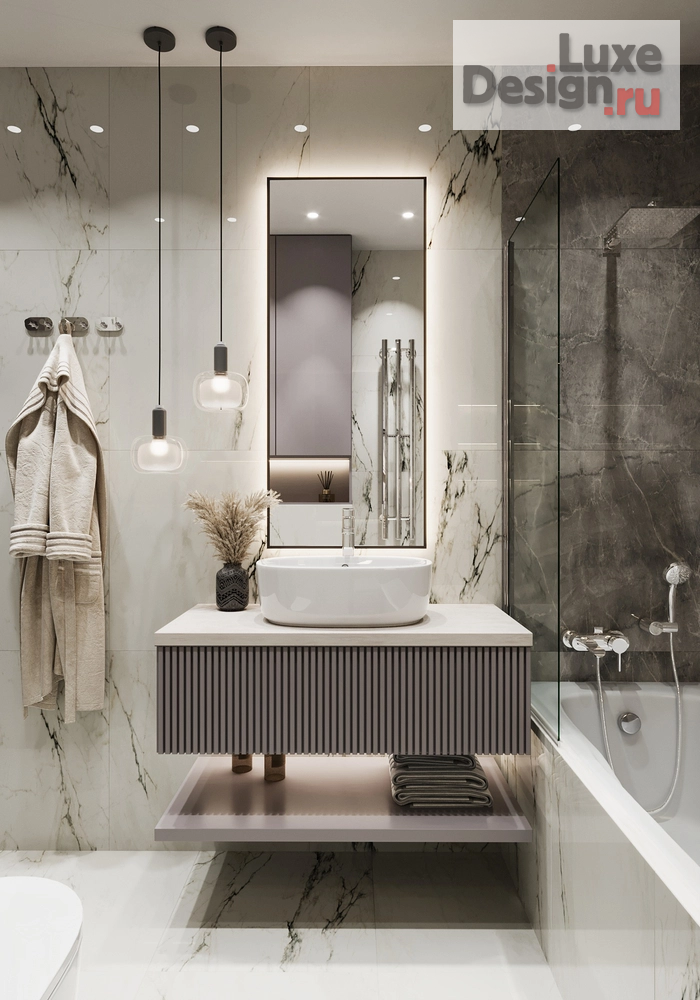 Дизайн интерьера двухкомнатной квартиры "Дизайн-проект квартиры 64м² для супружеской пары в ЖК Сити Лайф  " (фото 15)