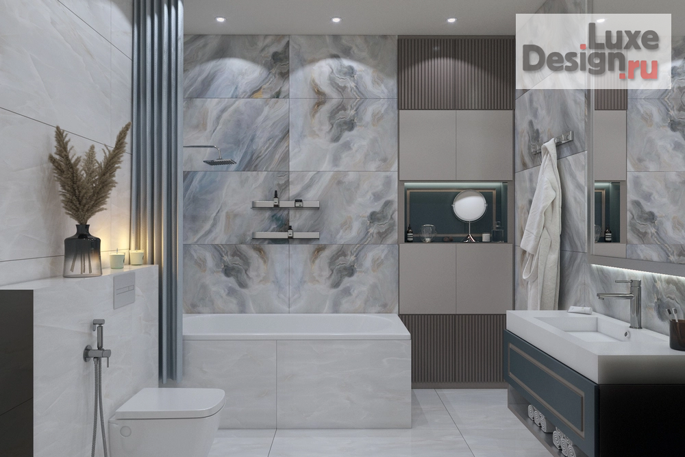 Дизайн интерьера трехкомнатной квартиры "Дизайн-проект квартиры 108м² для супружеской пары с сыном в ЖК Европейский квартал" (фото 10)