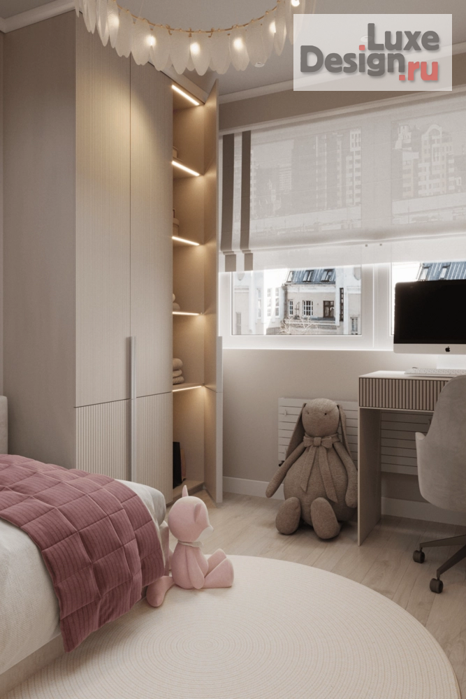 Дизайн интерьера двухкомнатной квартиры "Дизайн-проект квартиры 58м² в ЖК Домашний" (фото 9)