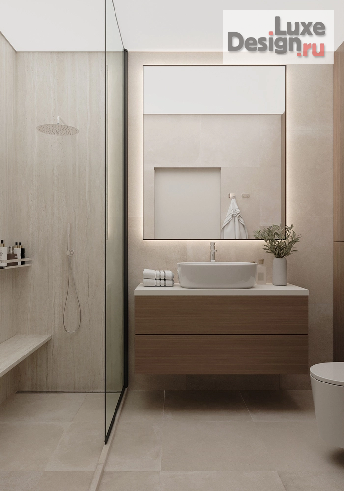 Дизайн интерьера двухкомнатной квартиры "Дизайн-проект квартиры 73м² в ЖК Речной Порт" (фото 20)