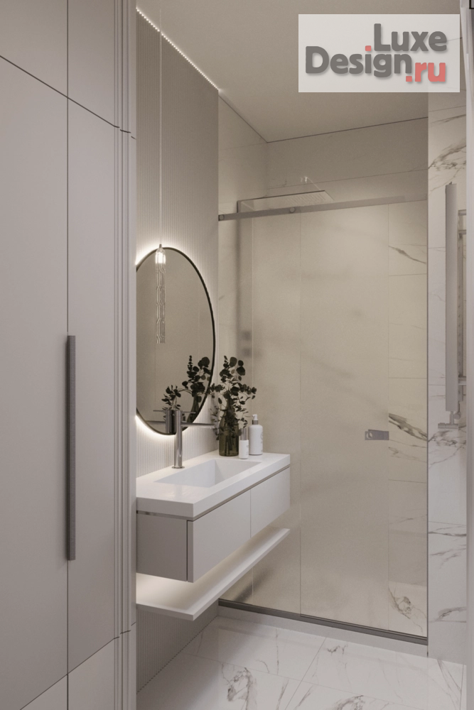 Дизайн интерьера двухкомнатной квартиры "Дизайн-проект квартиры 58м² в ЖК Домашний" (фото 12)