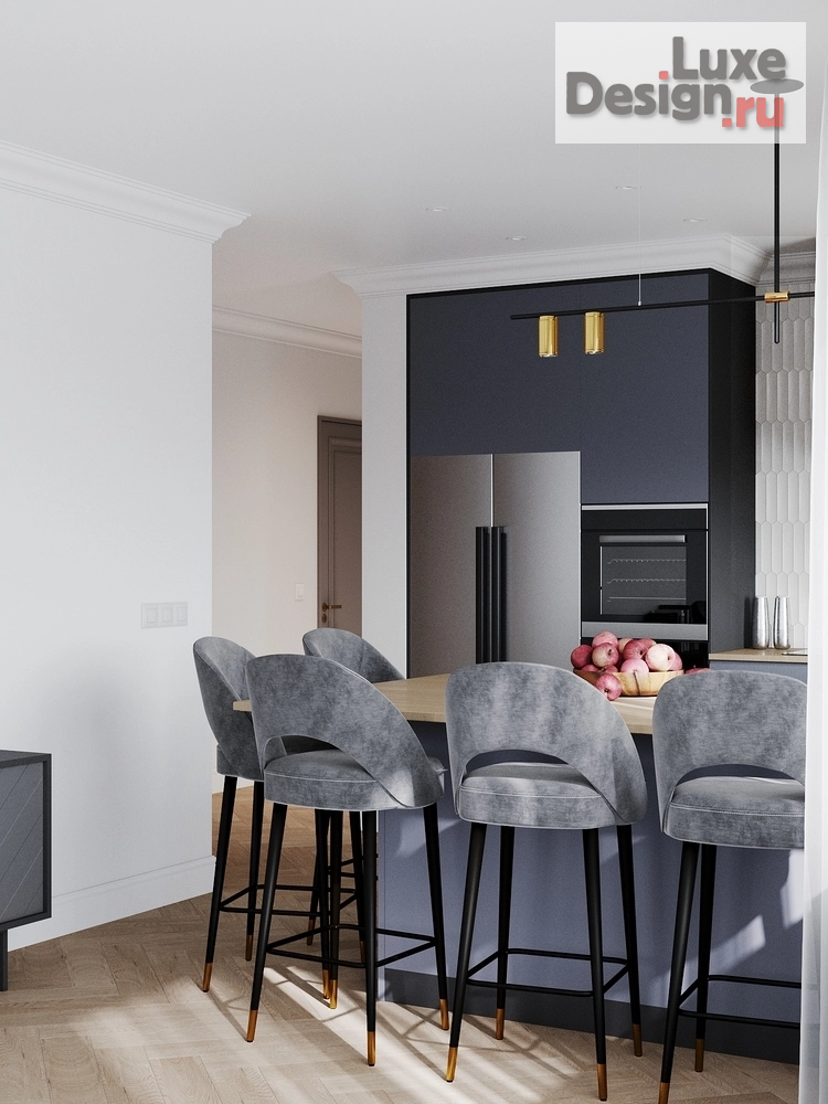 Дизайн интерьера трехкомнатной квартиры "Современный дизайн для молодой семьи " (фото 5)