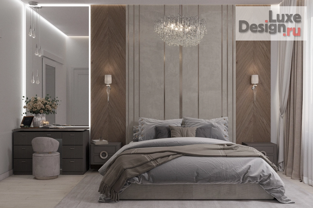 Дизайн интерьера трехкомнатной квартиры "Дизайн-проект квартиры 108м² для супружеской пары с сыном в ЖК Европейский квартал" (фото 3)