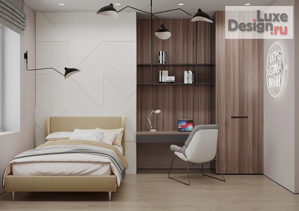 Дизайн интерьера квартиры "Дизайн-проект квартиры 70 м2 в ЖК "DOK"" (фото 10)