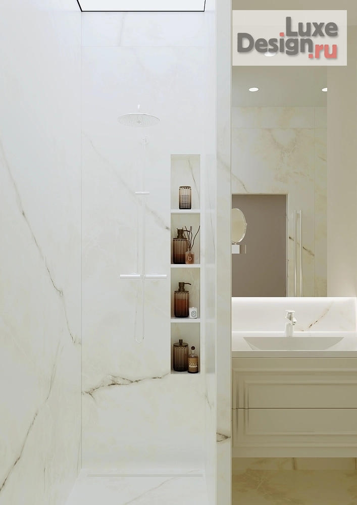 Дизайн интерьера двухкомнатной квартиры "Двухкомнатная квартира 62м² в минималистичном стиле для молодой пары с дочкой" (фото 14)