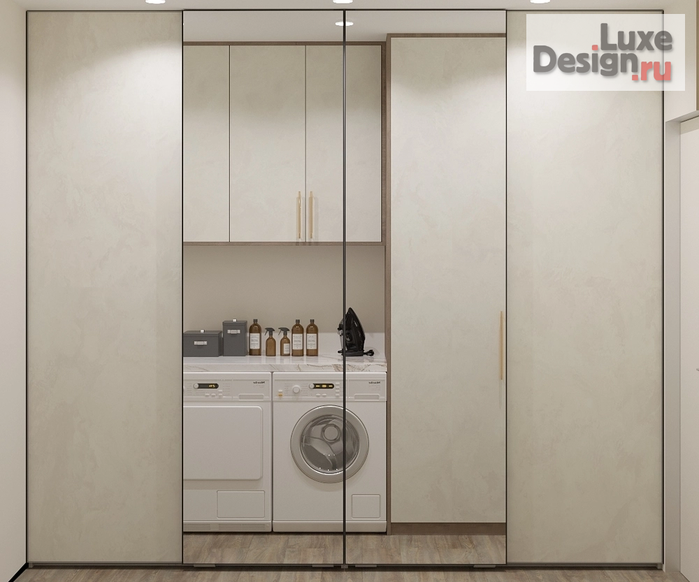 Дизайн интерьера трехкомнатной квартиры "Дизайн с синими акцентами" (фото 25)