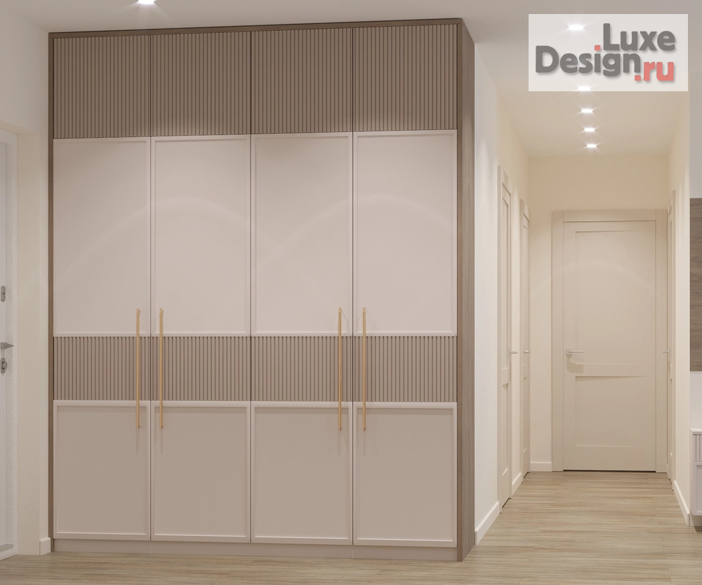 Дизайн интерьера трехкомнатной квартиры "Дизайн с синими акцентами" (фото 26)