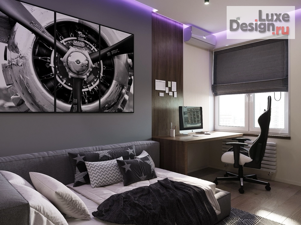 Дизайн интерьера двухкомнатной квартиры "Дизайн-проект квартиры 67м² в ЖК Гранд Квартал" (фото 3)